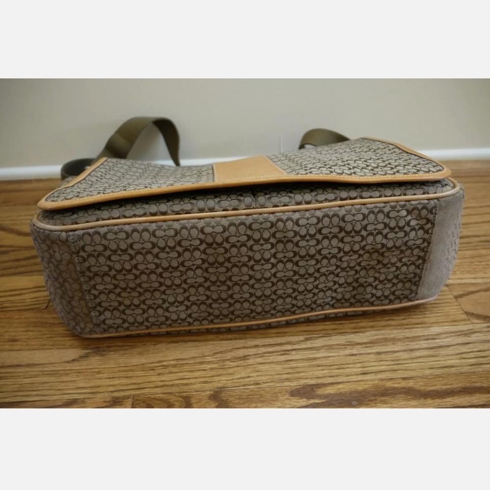 Coach Diaper Bag Signature Brown Print - Picture 8 of 11